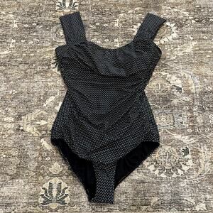 Albion Swim Midnight Dash One Piece Swimming Suit Women's Size L
